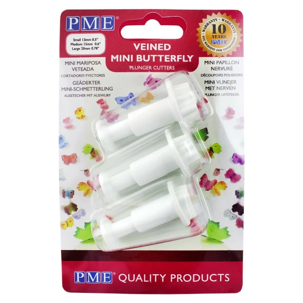 Tagliapasta a Espulsione Mini Farfalle 3 Pezzi PME