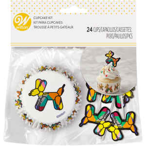 Pirottini - Cupcake Palloncino Cane con Pix 48 Pezzi Wilton