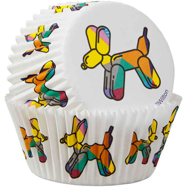 Pirottini - Cupcake Palloncino Cane con Pix 48 Pezzi Wilton