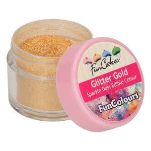 Polvere Alimentare FunColours Oro Glitter 3,5 g FunCakes