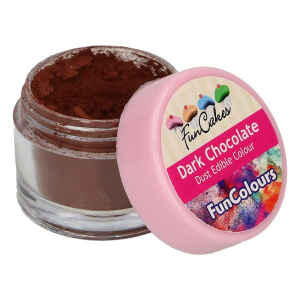 Polvere Edibile FunColours Cioccolato Fondente 1,5 g FanCakes