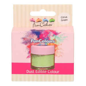 Polvere Edibile FunColours Verde Agrumi 3 g FunCakes