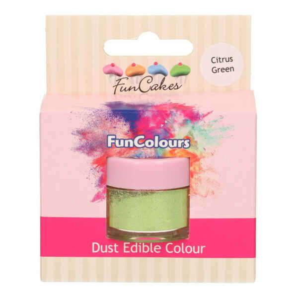 Polvere Edibile FunColours Verde Agrumi 3 g FunCakes