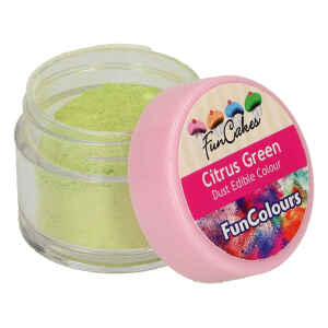 Polvere Edibile FunColours Verde Agrumi 3 g FunCakes