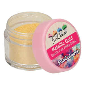 Polvere Alimentare FunColours Oro Metallizzato 3,5 g FunCakes