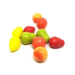 Gomme da masticare frizzanti al gusto tuttifrutti min. 500 g