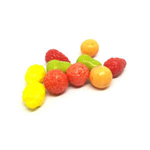 Gomme da masticare frizzanti al gusto tuttifrutti min. 500 g