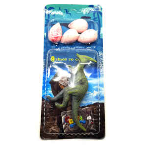 Dinosauro con uova Bubble Gum 6 pz