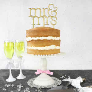Cake Topper e Tagliapasta Mr & Mrs Moderno PME