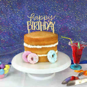 Cake Topper e Tagliapasta Happy Birthday Moderno PME