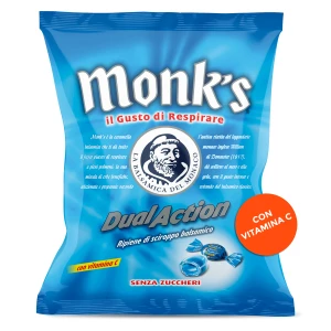 Caramella dura Monk's Dual Action senza zucchero