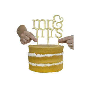 Cake Topper e Tagliapasta Mr & Mrs Moderno PME