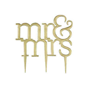 Cake Topper e Tagliapasta Mr & Mrs Moderno PME