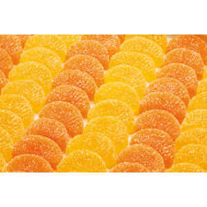 Caramelle gommose Spicchi arancia e limone aciduli Senza Glutine min. 500 g