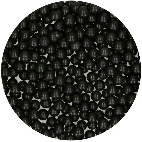 Sugarpearls 7 mm Shiny Black 800 g FunCakes