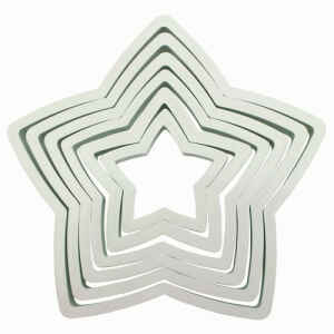 Tagliapasta Stella Perimetro Diverse Misure 6 Pezzi PME