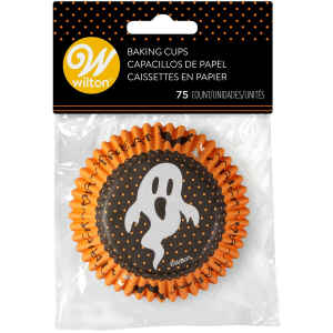 Pirottini - Cupcake Trick or Treat Ghost in carta forno Ø 5 cm Wilton