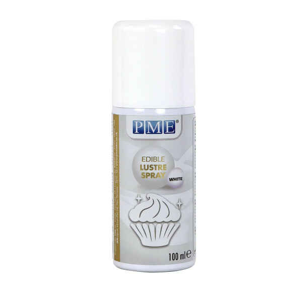 Colorante Spray Lustre Bianco Edibile 100 ml PME