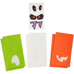 Sacchetti Regalo Halloween con Adesivi 6 Pz Wilton