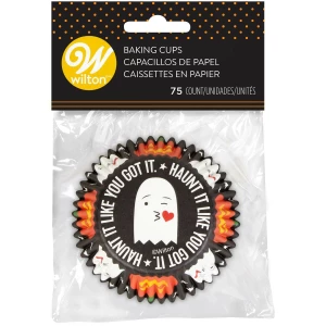 Pirottini - Cupcake Fantasma e Zucca in carta forno Ø 5 cm Wilton