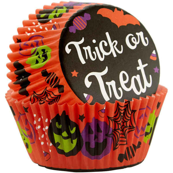 Pirottini - Cupcake Trick or Treat in carta forno Ø 5 cm Wilton