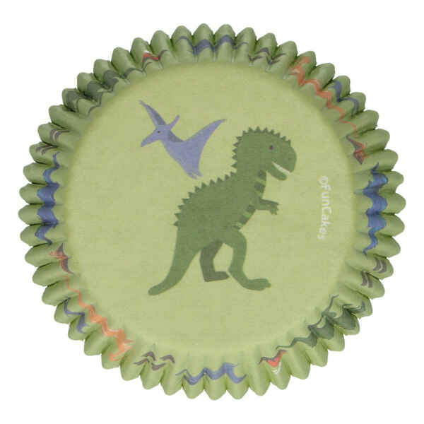 Pirottini - Cupcake Dinosauro per Cottura 48 Pz FunCakes