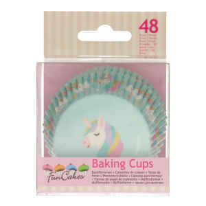 Pirottini - Cupcake Unicorno per Cottura 48 Pz FunCakes