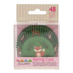 Pirottini - Cupcake Forest Animals per Cottura 48 Pz FunCakes