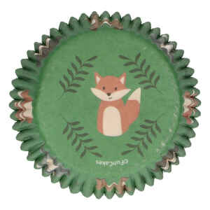 Pirottini - Cupcake Forest Animals per Cottura 48 Pz FunCakes