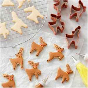 Tagliapasta Cookie Renna 4 Pz Wilton