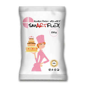 Pasta di zucchero Velvet Baby Rosa 250 g SmartFlex