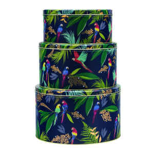 Latta tonda Sara Miller - Parrot 3 Round Cake Tins Sara Miller