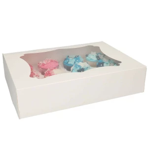 Cupcake Box 12 Bianco 3 Pz FunCakes