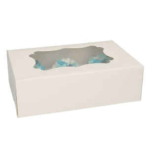 Cupcake Box 6 Bianco 3 Pz FunCakes