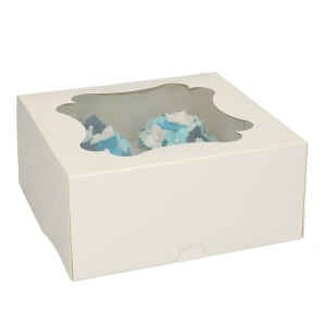 Cupcake Box 4 Bianco 3 Pz FunCakes