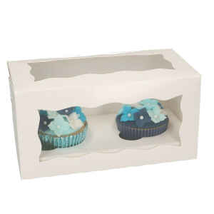 Cupcake Box 2 Bianco 3 Pz FunCakes