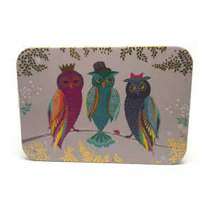 Latta Sara Miller Slip Lid Pocket Tins - Trio Parrot Sara Miller