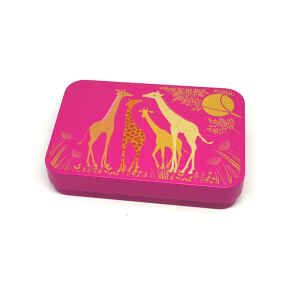Latta Sara Miller Slip Lid Pocket Tins - Giraffa Sara Miller