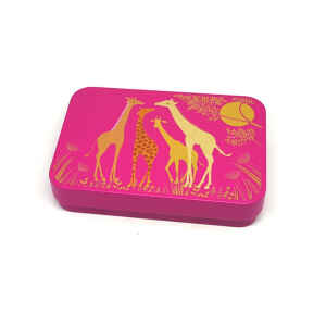 Latta Sara Miller Slip Lid Pocket Tins - Giraffa Sara Miller