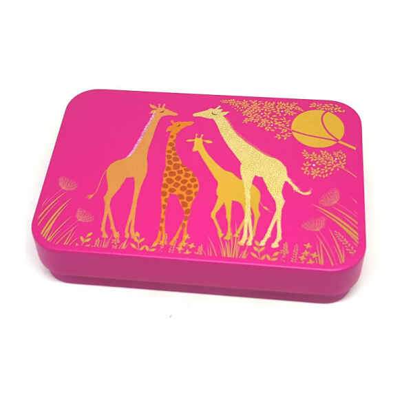 Latta Sara Miller Slip Lid Pocket Tins - Giraffa Sara Miller