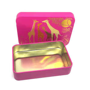 Latta Sara Miller Slip Lid Pocket Tins - Giraffa Sara Miller