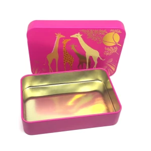 Latta Sara Miller Slip Lid Pocket Tins - Giraffa Sara Miller