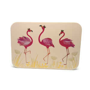 Latta Sara Miller Slip Lid Pocket Tins - Flamingo Sara Miller