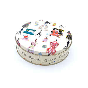 Latta tonda Louise Cunningham - Sewing Round Tin