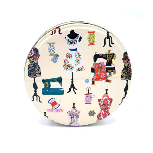 Latta tonda Louise Cunningham - Sewing Round Tin