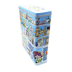 Latta rettangolare Setting Up Home Cereal Storage Tin