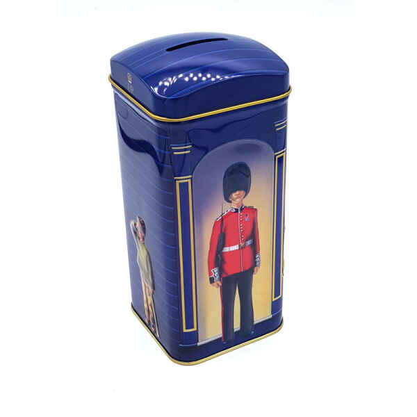 Latta rettangolare alta Sentry Money Box Sentinella Souvenir Paul Thurlby City