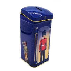 Latta rettangolare alta Sentry Money Box Sentinella Souvenir Paul Thurlby City