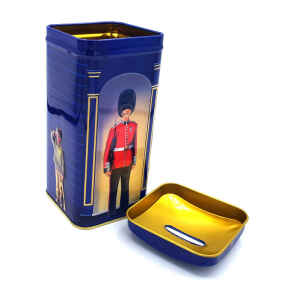 Latta rettangolare alta Sentry Money Box Sentinella Souvenir Paul Thurlby City