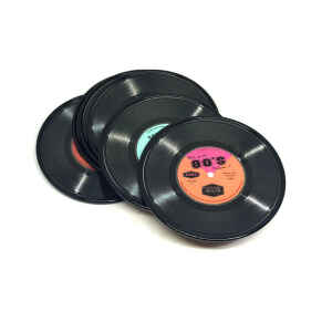 Latta Vintage Records Coasters con sottobicchieri